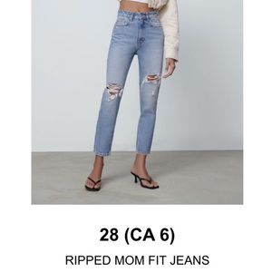 Zara Mom Fit Jeans